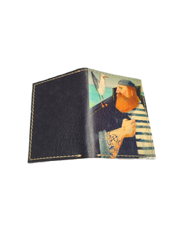 Картхолдер-книжка с двумя отделениями "Моряк"