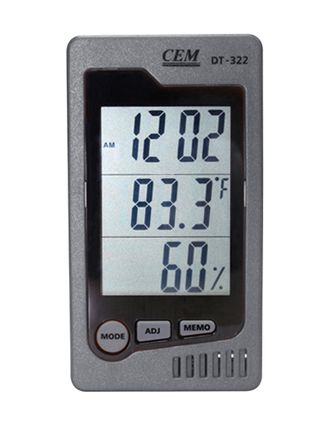 Часы, измеритель температуры и влажности DT-322