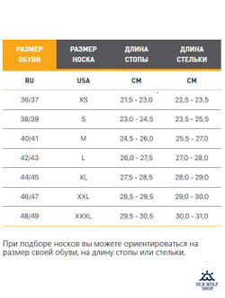Носки неопреновые 9мм AquaDiscovery "OPEN CELL Duratex" p.44/45