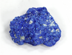 Азурит, необработанный "дикий" образец, Россия, Челябинская обл., Михеевское  месторождение (23*18*9 мм, 5 г) №28299