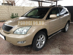 Защита штатного порога d60 для Lexus RX300/RX330/RX400h/RX350/RX400h (2003-2009)
