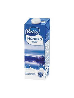 Молоко Valio питьевое ультрапастеризованное 1.5% 1 л