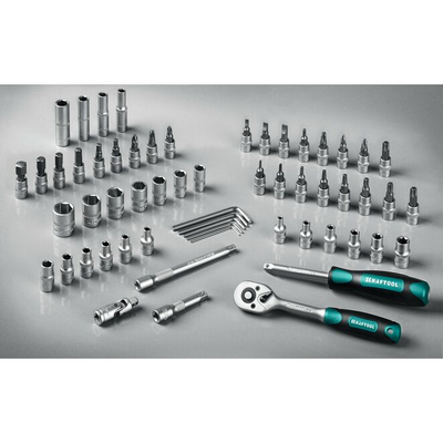 Универсальный набор инструмента KRAFTOOL X-drive 57 предметов, 1/4" (27885-H57)