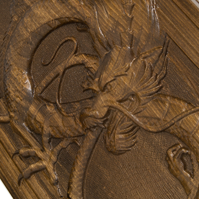 Нарды резные "Дракон" от мастера Григория Устяна