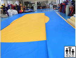 Покрышка борцовская плотность 630гр*м2 двухцветная люверсы (цена за 1 м2) DNN