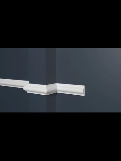 Молдинг с гладким профилем из дюрополимера Decor Dizayn (Декор Дизайн)- DD10