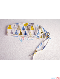 Медицинская шапочка "Елочки"