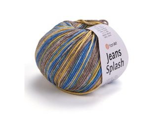 Голобой беж арт.960 Jeans Splash 55% хлопок, 45% акрил 50 г/160 м