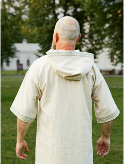 Рубаха банщика из крапивы "Дубы"