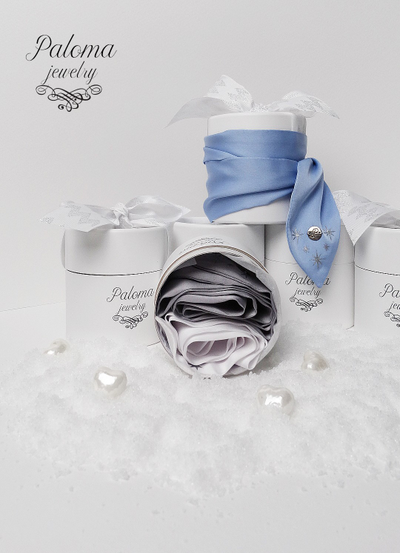 Шарф шелковый INEY Collection