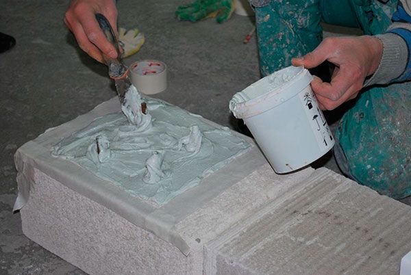 дополнительное нанесение смеси