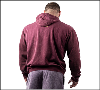 Худи 4900-864/405 Legal Power Stonewashed Bostomix красный камень