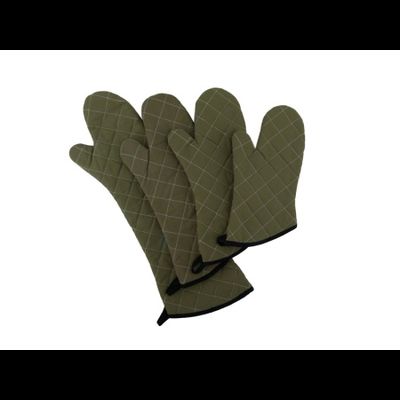 Рукавица термостойкая с 1-м выделенным пальцем 33*15 см. (до +220 °С) хлопок