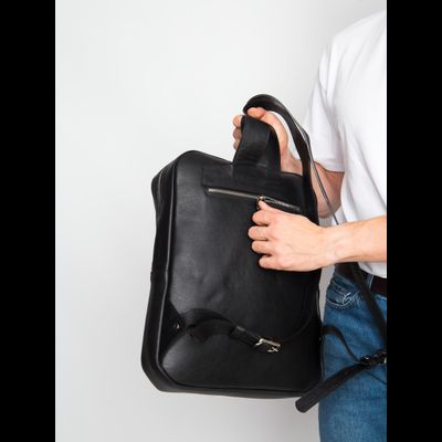 Кожаный рюкзак Lanciano Premium black (арт. 3066-51)