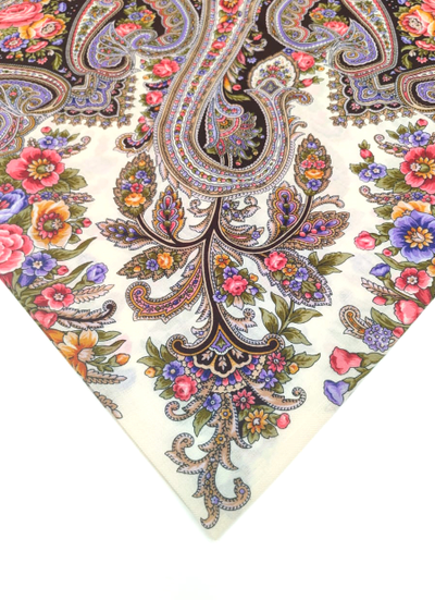 Павловопосадский платок Фиалковые ночи 1978-2