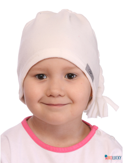 Шапка м35ф17, цвет белый р. 48-50