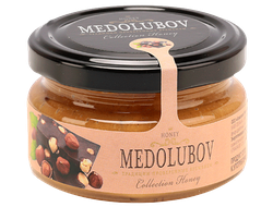 Крем-мёд Медолюбов фундук с шоколадом 100мл