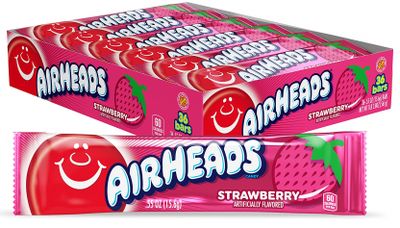 Аэрхедс Жевательная конфета со вкусом Клубники 15,6гр (36)*12
