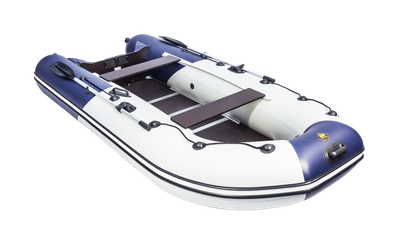 Моторная лодка Ривьера 3600 СК Компакт синий - MNELODKU.RU