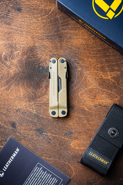 Leatherman Rebar Coyote с чехлом кнопке