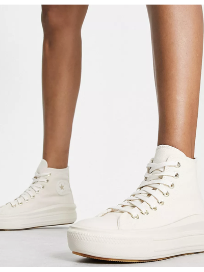 Кеды Converse Move Platform Golden Elements высокие белые