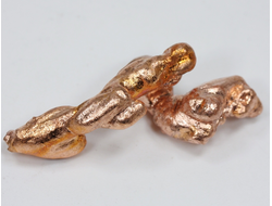 Медь, коллекционный образец, США (37*17*14 мм, 9,6 г) №28722