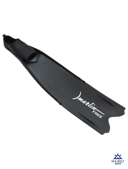 Ласты длинные 39/40 разборные Marlin FREE black M