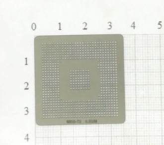 Трафарет BGA для реболлинга чипов компьютера ATI 9600-T2 0,6мм