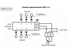 Блок розжига BR-1-5 для газовой плиты ГЕФЕСТ (одноразрядный)