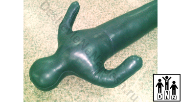 манекен борьба натуральная кожа одноногий