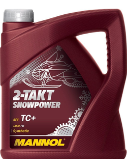 Моторное масло син. MANNOL 2-TAKT SNOWPOWER 4л