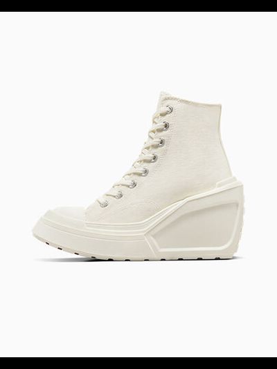 Кеды Converse Chuck 70 De Luxe Wedge Platform белые высокие