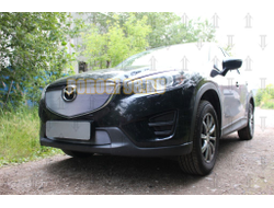Защита радиатора Mazda CX-5 2012-2017 chrome низ