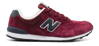 New Balance 996 Бордовые с белой подошвой сетка женские (36-40) Арт. 369M-A