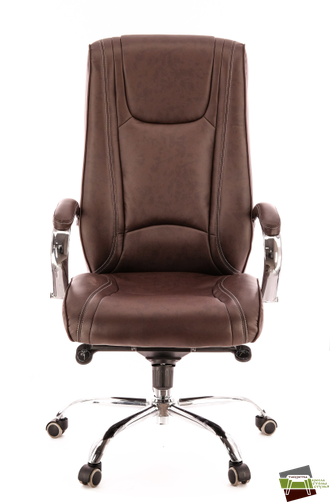 Кресло Everprof King M Экокожа Коричневый