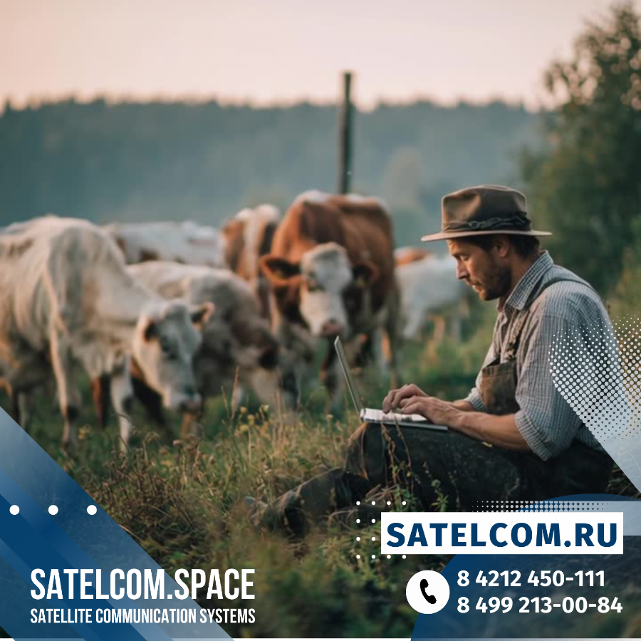 Спутниковый интернет в сельской местности формирует будущее фермерства