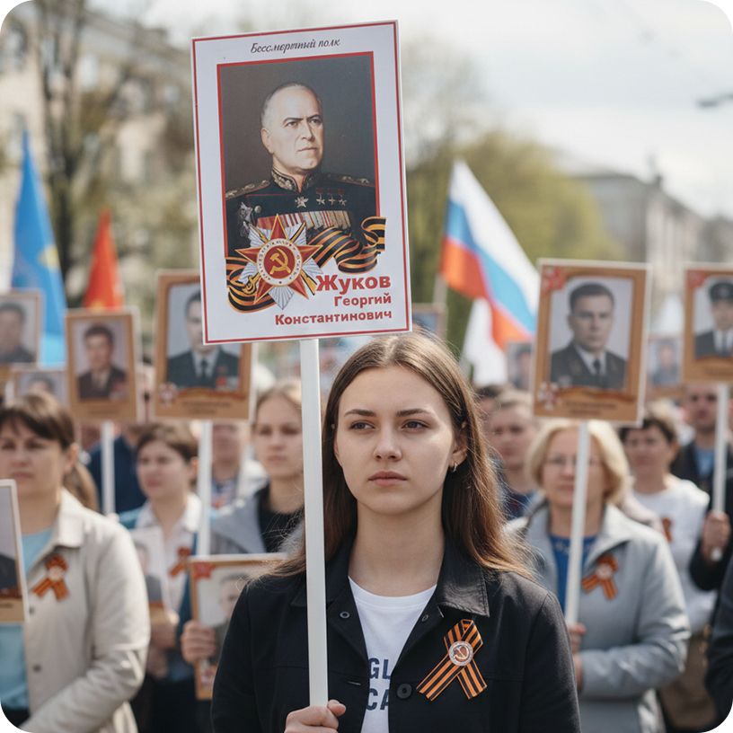 ИЗГОТОВЛЕНИЕ ТРАНСПАРАНТОВ БЕССМЕРТНЫЙ ПОЛК В ХАБАРОВСКЕ!