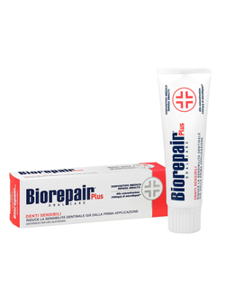 Зубная паста Sensitive teeth Plus для чувствительных зубов , BioRepair, 75 мл.