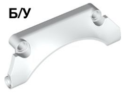 ! Б/У - Technic, Panel Car Mudguard Arched #30 9 x 2 x 3 Straight Top, White (42531 6254784) - Б/У
