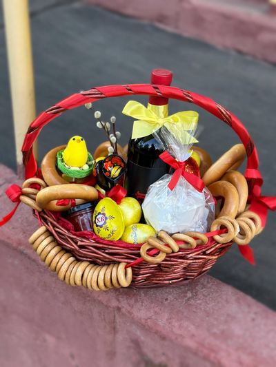 Корзина "Хохлома"