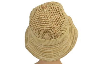 Vizio итальянская шляпа соломенного цвета