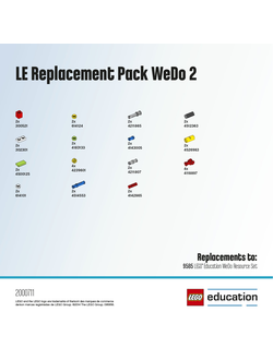 LE набор с запасными частями WeDo 2 2000711