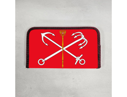 Пенал бордовый Санкт-Петербург