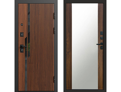 Дверь входная Флекс с большим зеркалом