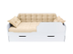 Детская кровать с выдвижным ящиком СПОРТ Лайт (серый) (спальное место 800*1700)