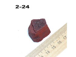 Гематит-кровавик натуральный (необработанный) Курск №2-24: 29,2г - 26*22*16мм