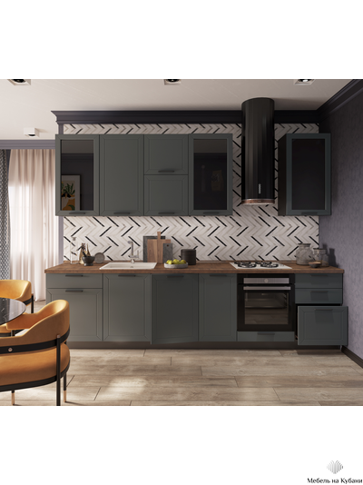 Глетчер Маренго силк модульная кухня