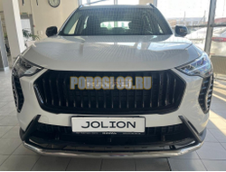 Защита переднего бампера с подгибами Папа Тюнинг d60 для Haval Jolion 2024-