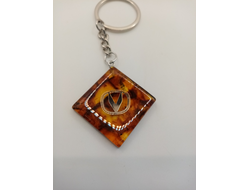 Брелок из натурального янтаря "Changan"