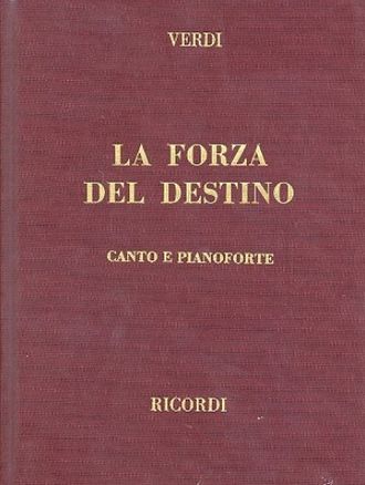 Verdi. La Forza del destino Klavierauszug, gebunden